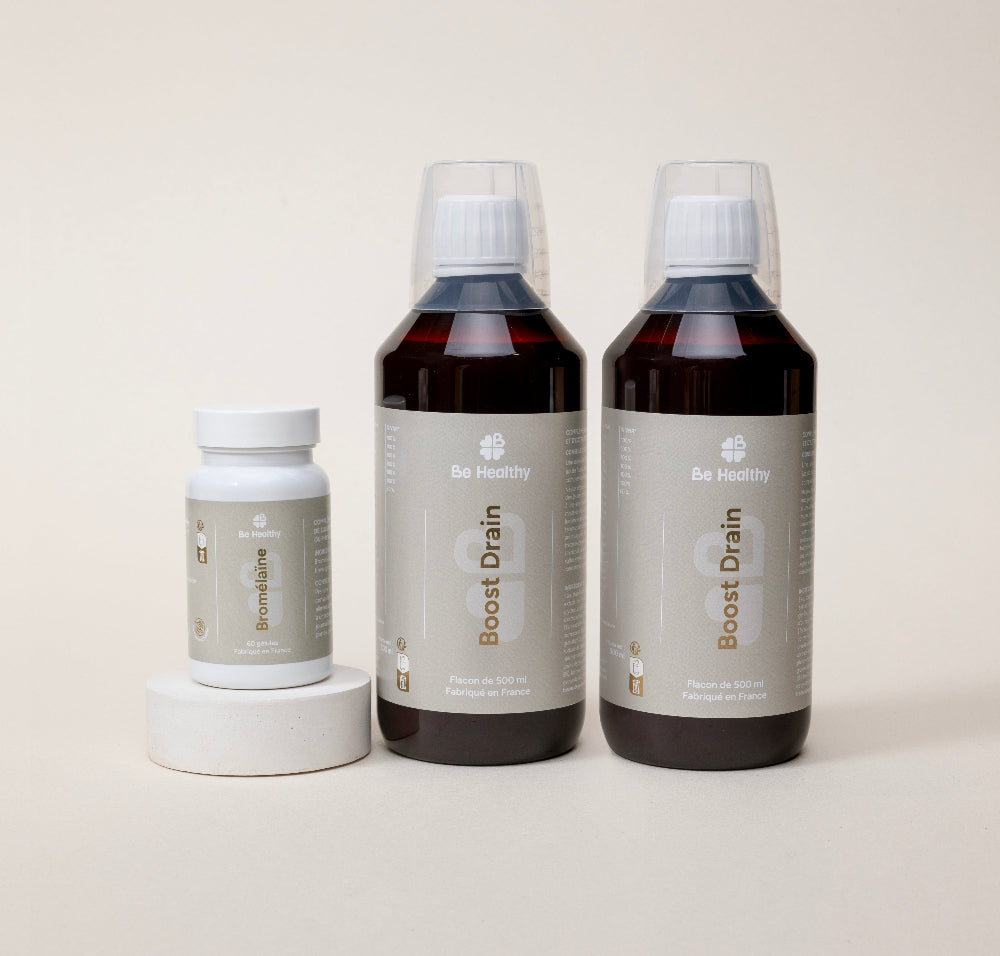 Produit BeHealthy - Protocole Détox Post-Op, Bromélaïne & Boost Drain