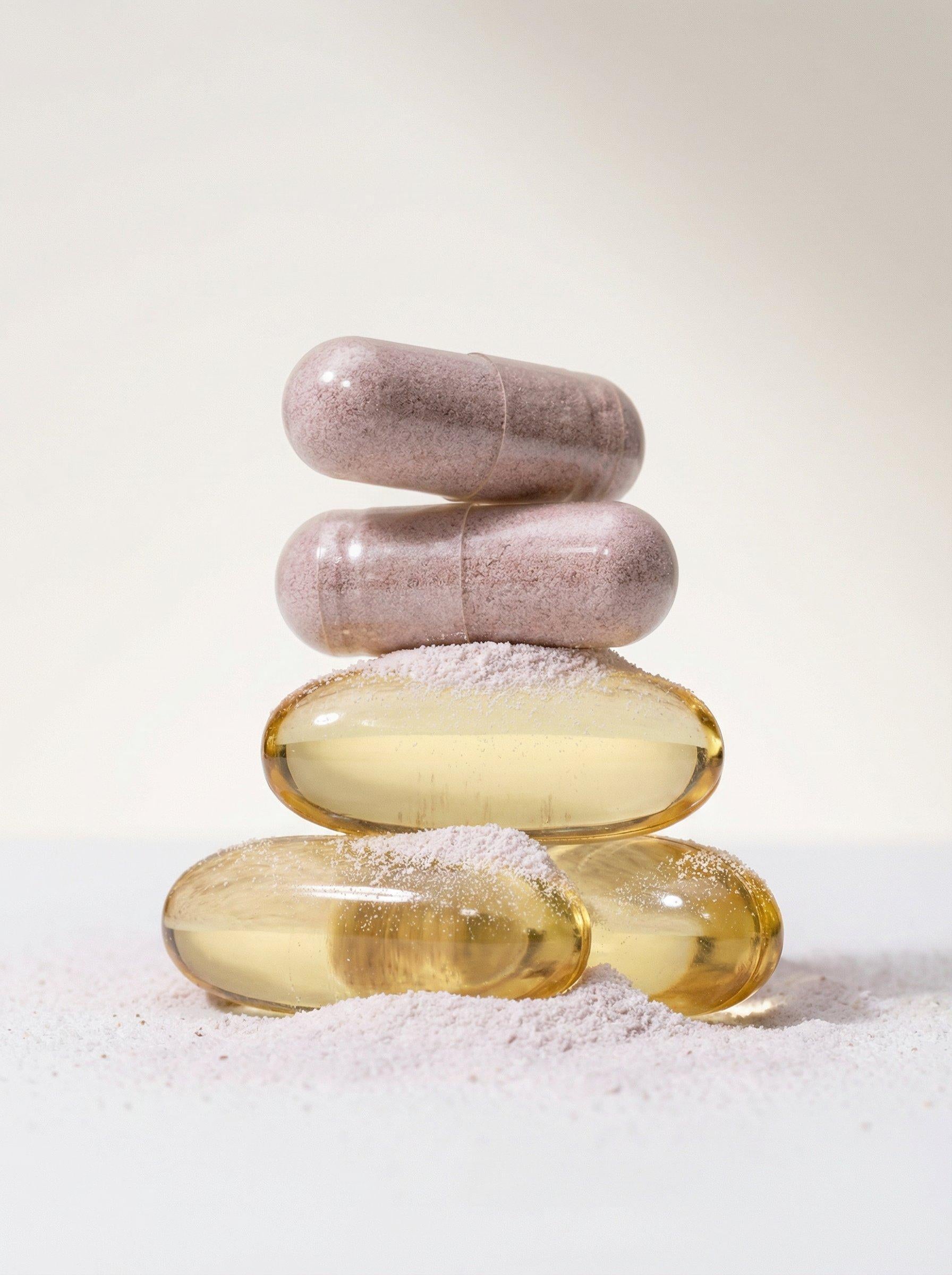 Zoom gélules du protocole Skincare Be Healthy