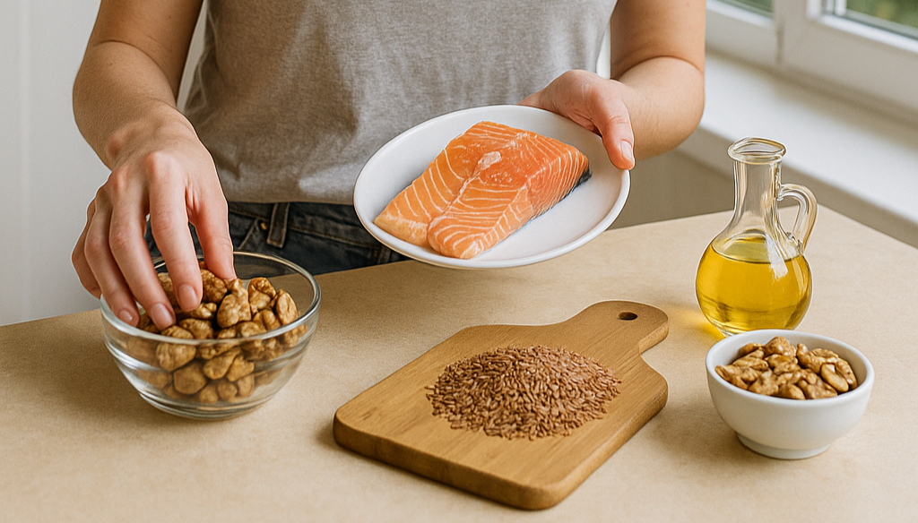 Oméga 3 et peau : capsules d'huile de poisson Be Healthy pour une peau hydratée et apaisée