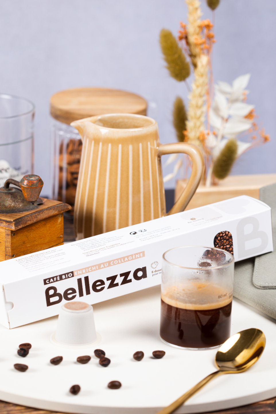 Café Bellezza - Organic coffee enriched with collagen