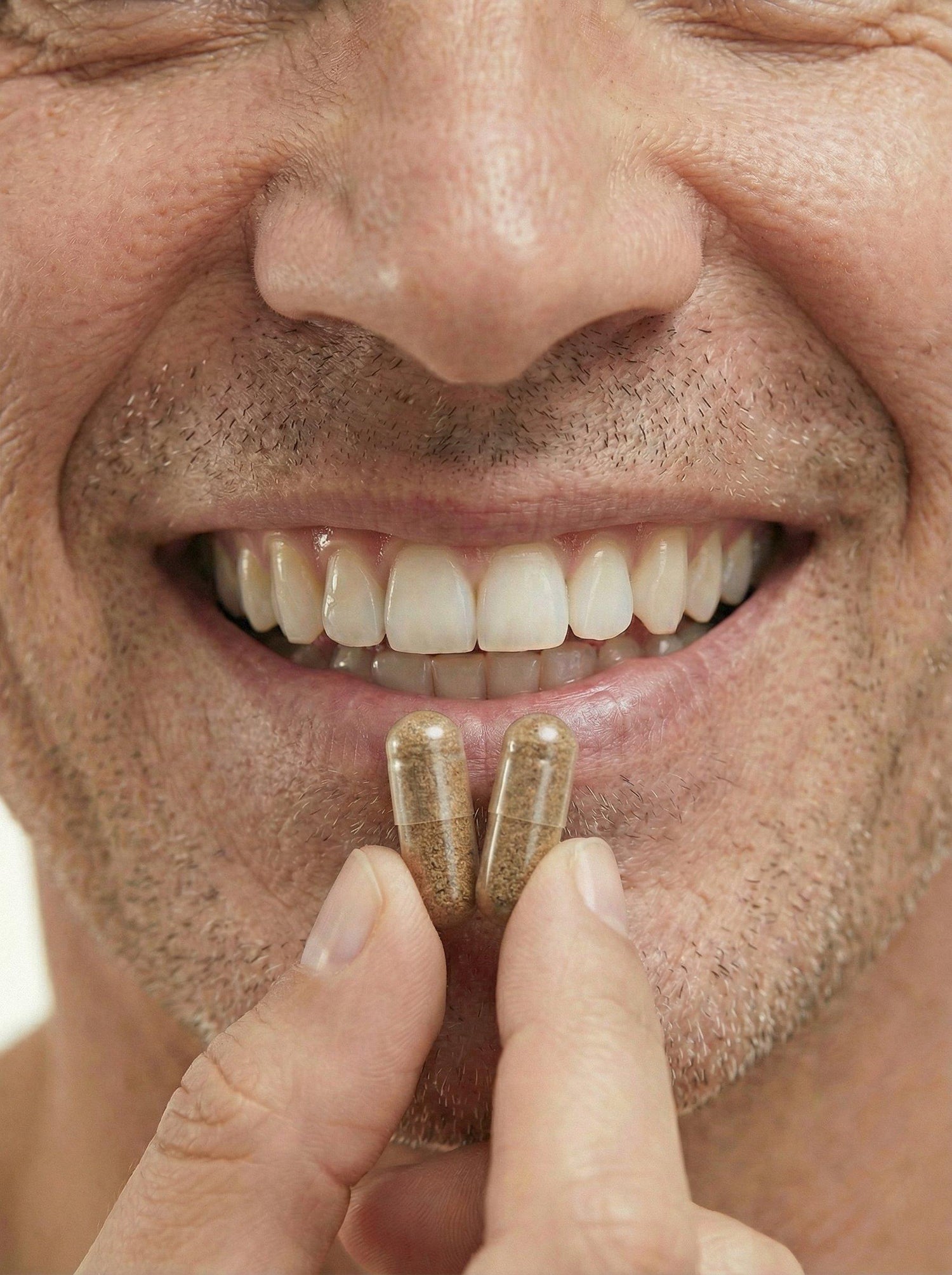Nouveau sourire grâce au protocole implant Be Healthy